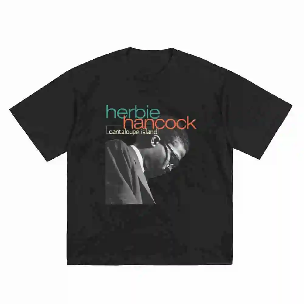 Cantaloupe Island Herbie Hancock Short Sleeve Tee 100% Cotton T-Shirt