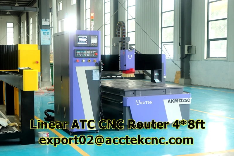 Enrutador CNC ATC de disco lineal para carpintería de gran tamaño 1325 1530 2030 2040 fresadora de aluminio enrutador Cnc máquina cortadora