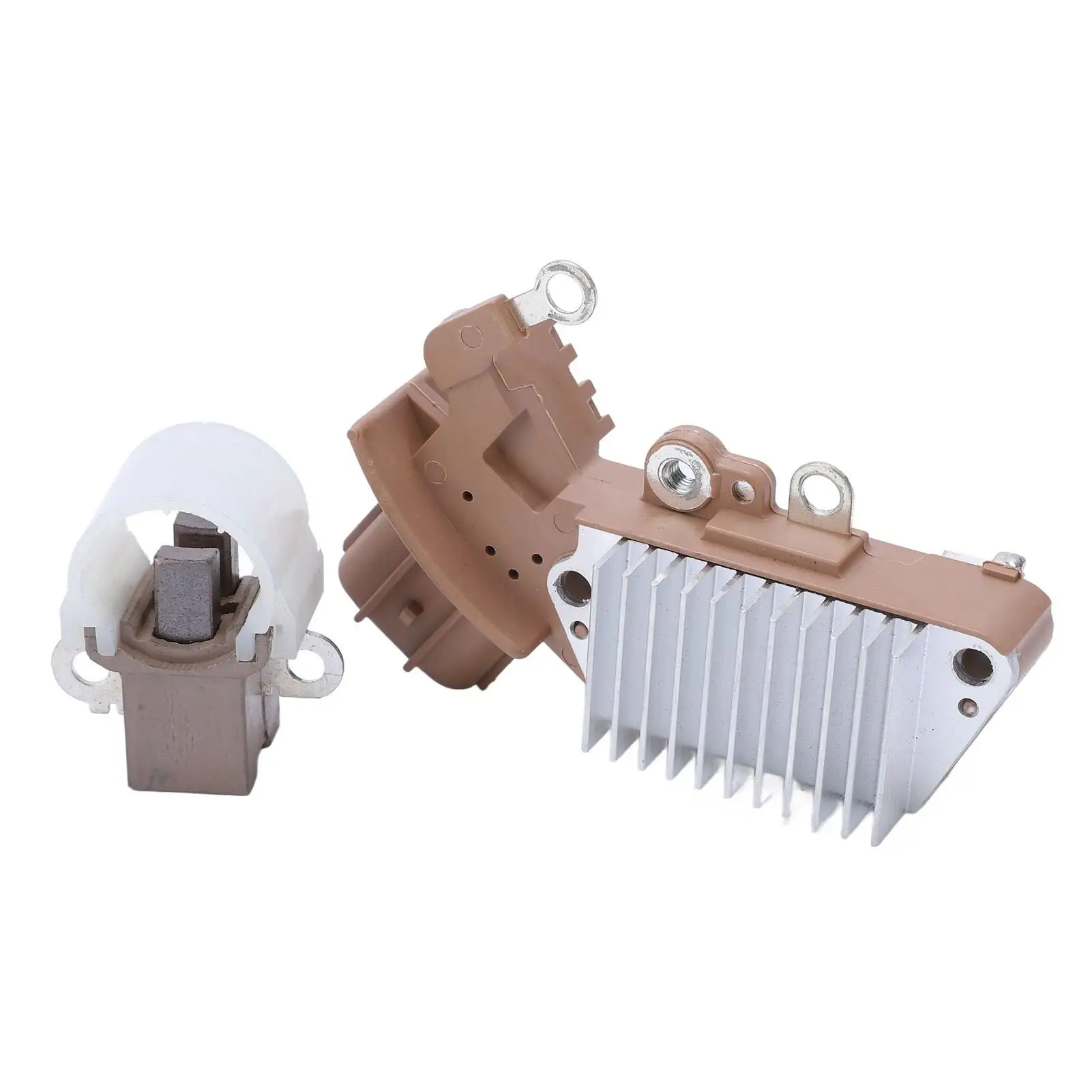 1260001810 Simple Installation Alternator Regulator Brush Holder Set Aluminium Alloy Professional High Strength for car