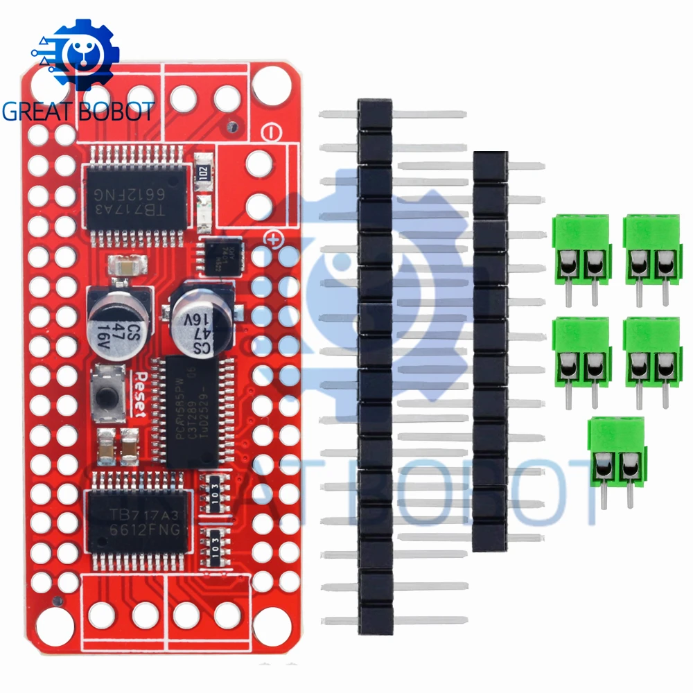4.5v-13.5v Stepper Motor Dual DC Driver Control Board Module DC Stepper Motor PCA9685 TB6612 for arduino