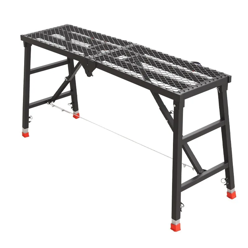 

Усиленная складная лестница-платформа, черная, для внутренних работ, мобильная, для декоративных работ, для подъема, лестница-табурет.