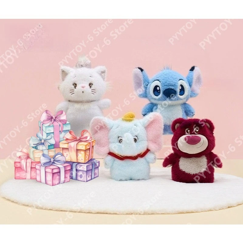 

Disney Official Stitch Strawberry Bear Plush Doll Bag Single Shoulder Crossbody Adjustable Exquisite Cute Girls Bestie Doll Bag