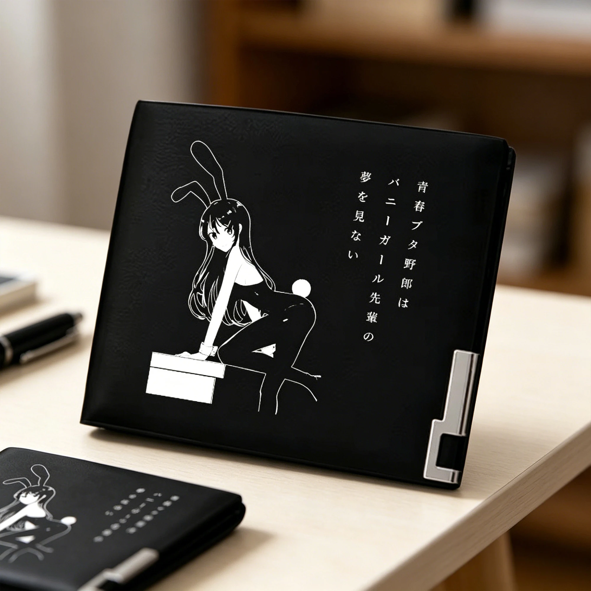 

Кошелек-клатч Rascal Does Not Dream of Bunny Girl Senpai из искусственной кожи, короткий, для монет, аниме-стиль, держатель для ID-карт, женская сумка для денег, кошелек для мелочи