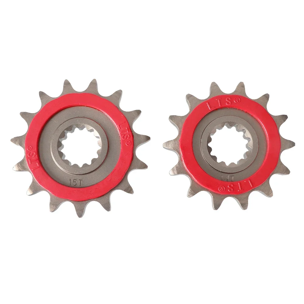 

Motorbike Chain Sprocket 525 14T 15T Motorcycle Engine Chains Drive Front Sprocket for Benelli TRK 502 502C BJ300 TNT300