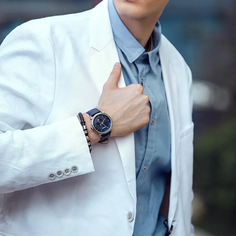 MIGE Orologi di marca di lusso da uomo Orologio da uomo automatico a carica automatica Orologio da polso meccanico da uomo impermeabile in acciaio inossidabile