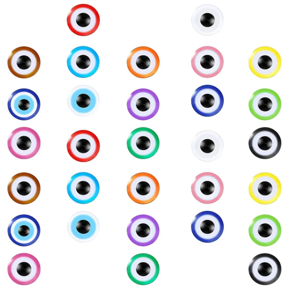 

1 Box Evil Eye Resin Beads Mixed Colors DIY Jewelry Making Beads for Bracelet Necklace Earrings Pendant Evil Eye Set