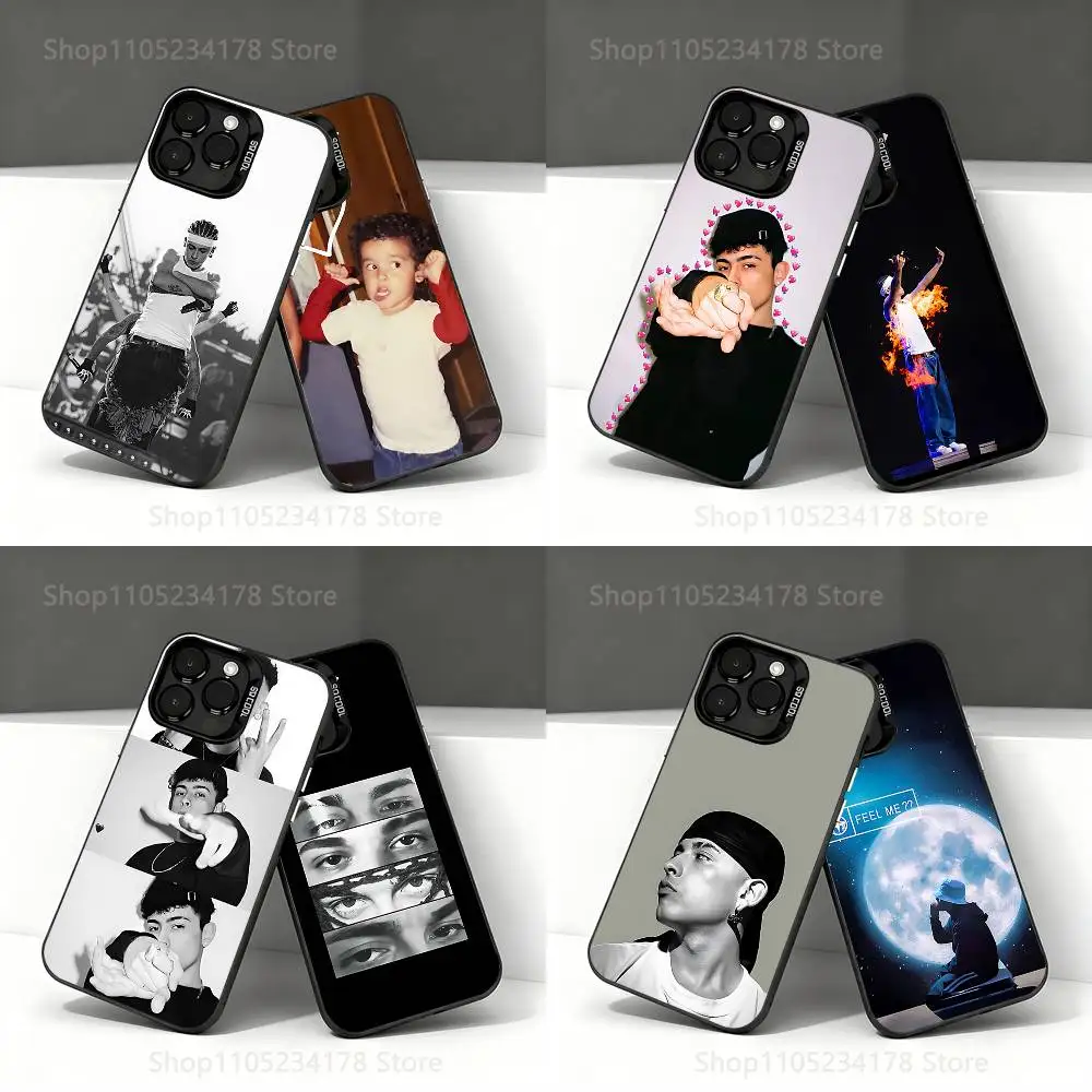 

Rapper Trueno Fell Me Black Phone Case Compatible with iPhone 17 16 15 14 13 12 11, Pro, Max, Plus, E, Air, Mini