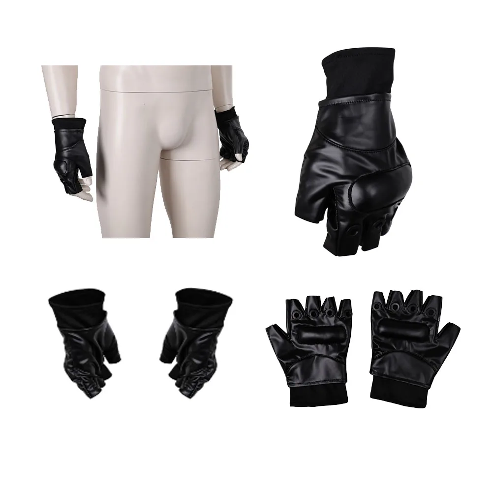 Fantasie Leon Scott Kennedy Cosplay Spiel böse 4 Handschuhe Remake Fäustlinge Kostüm zubehör Männer Erwachsene Halloween Party Requisite