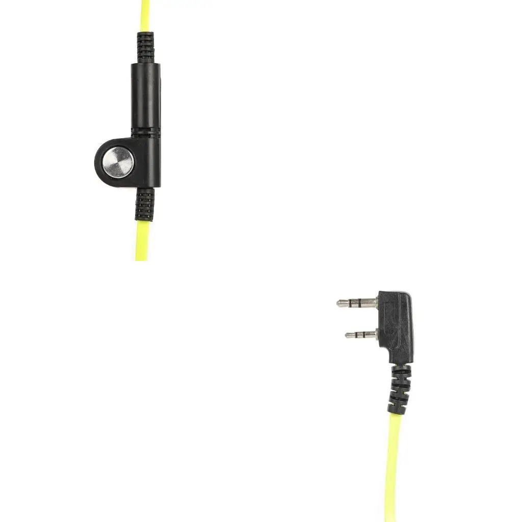 

Сменные наушники для рации, зеленые модные наушники в стиле лапши, двухсторонние радионаушники для BF888s UV5R UV82