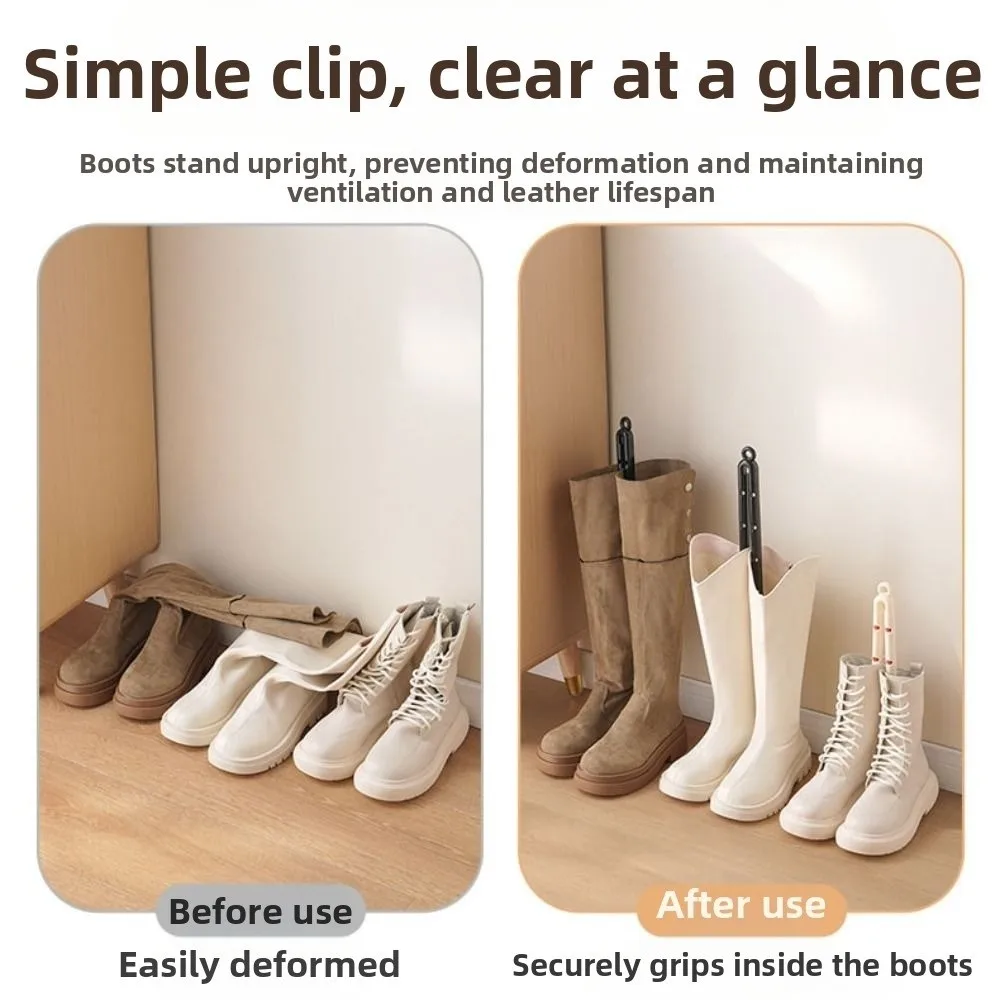 Extendable Knee High Shoes Support Stand Anti-wrinkle Adjustable Height High Boot Stands Multipurpose Creative Shoe Stretcher
