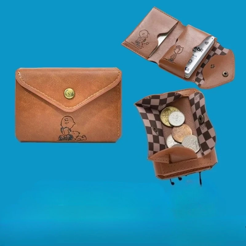 2025 Women Short Wallet Small Fashion Cartoon Leather Purse Ladies Card Bag for Women Clutch Female Purse Money Clip Wallet