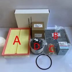 1/2/3/4pcs Filter Set for 2022 2023 GWM Great Wall Power GWM Poer CANNON Ute Air Filter&Oil Filter&Cabin Filter&Diesel Filter