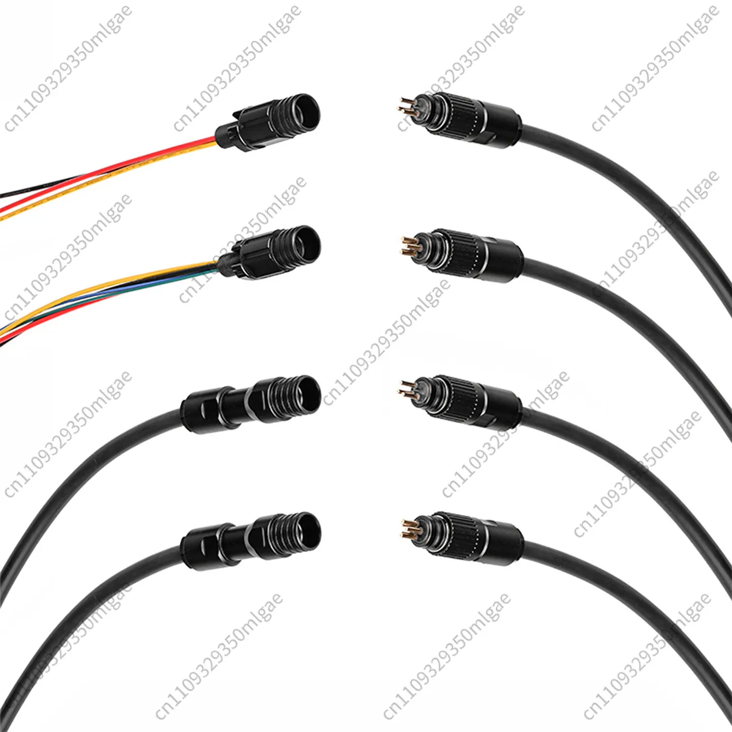 M10 Underwater Watertight Connector, Subsea Aviation Plug, Wire-to-Wire Connector Shorting Plug Male Cable Female Socket for ROV