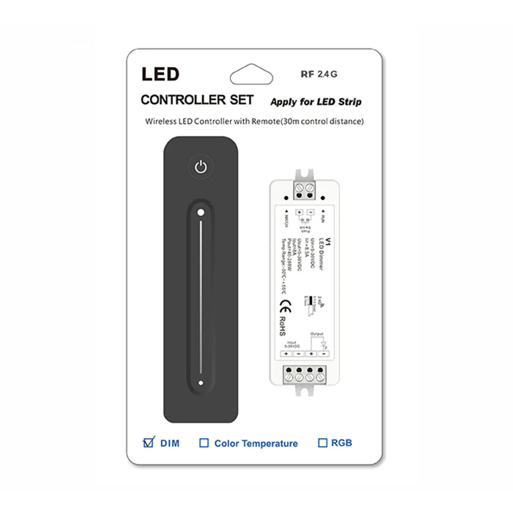 Skydance V1 V1-L V1-K V1-H 2.4G LED Dimmer Controller 1/3/4 canali Dimmer WiFi RF Touch CV Controller per striscia Led singola