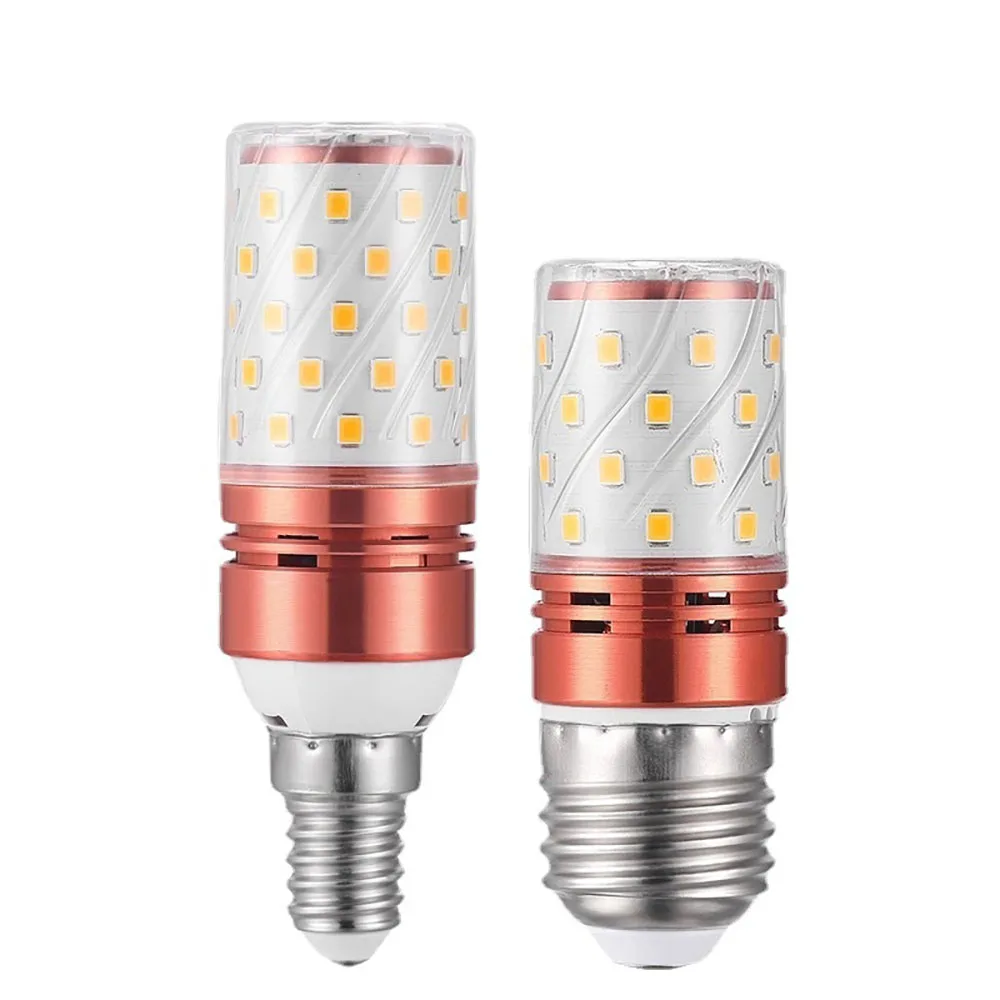 Led Lamp Bulb E14 Led Candle Light Bulb E27 Table Corn Lamp 16W 12W Bombilla Chandelier household Lighting Super bright 220V