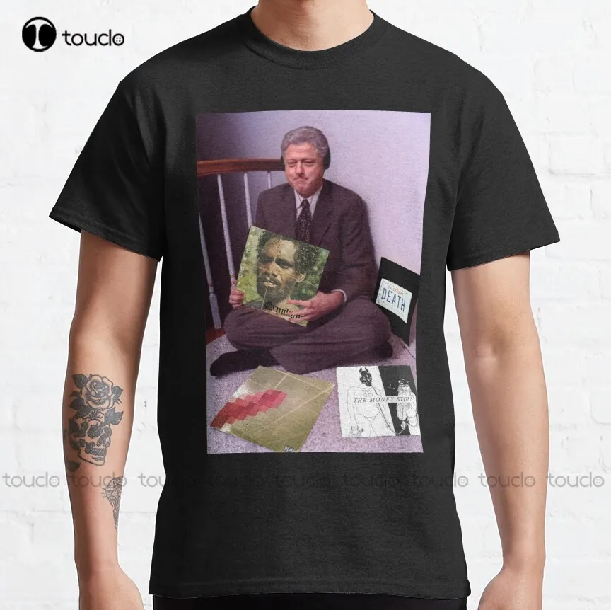 Noided Clinton Death Grips Bill Clinton The Money Store Classic T-Shirt Big And Tall Shirts For Men Make Your Design Xs-5Xl New