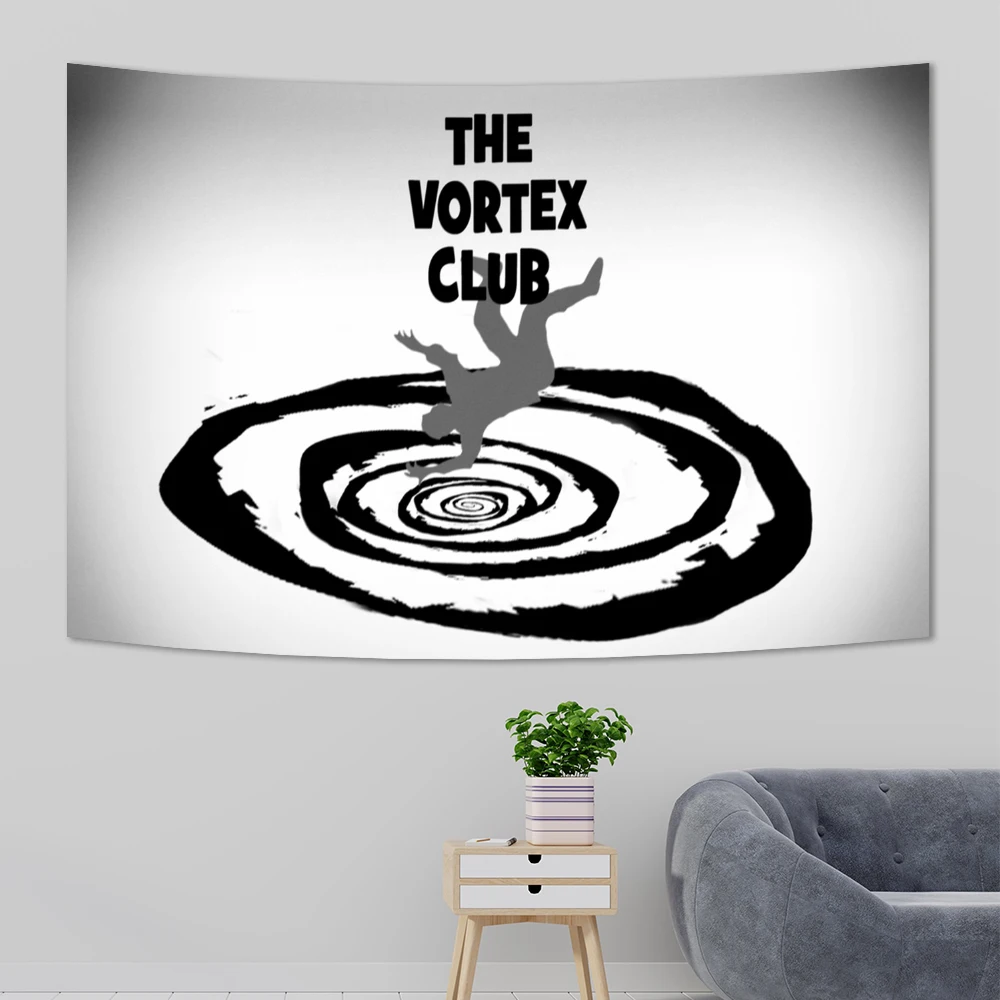 Enter The Vortex Club Metal Sign Kitchen Plaques Cinema Living Room Design Tin Sign Poster bohemian decor room decor aesthetic