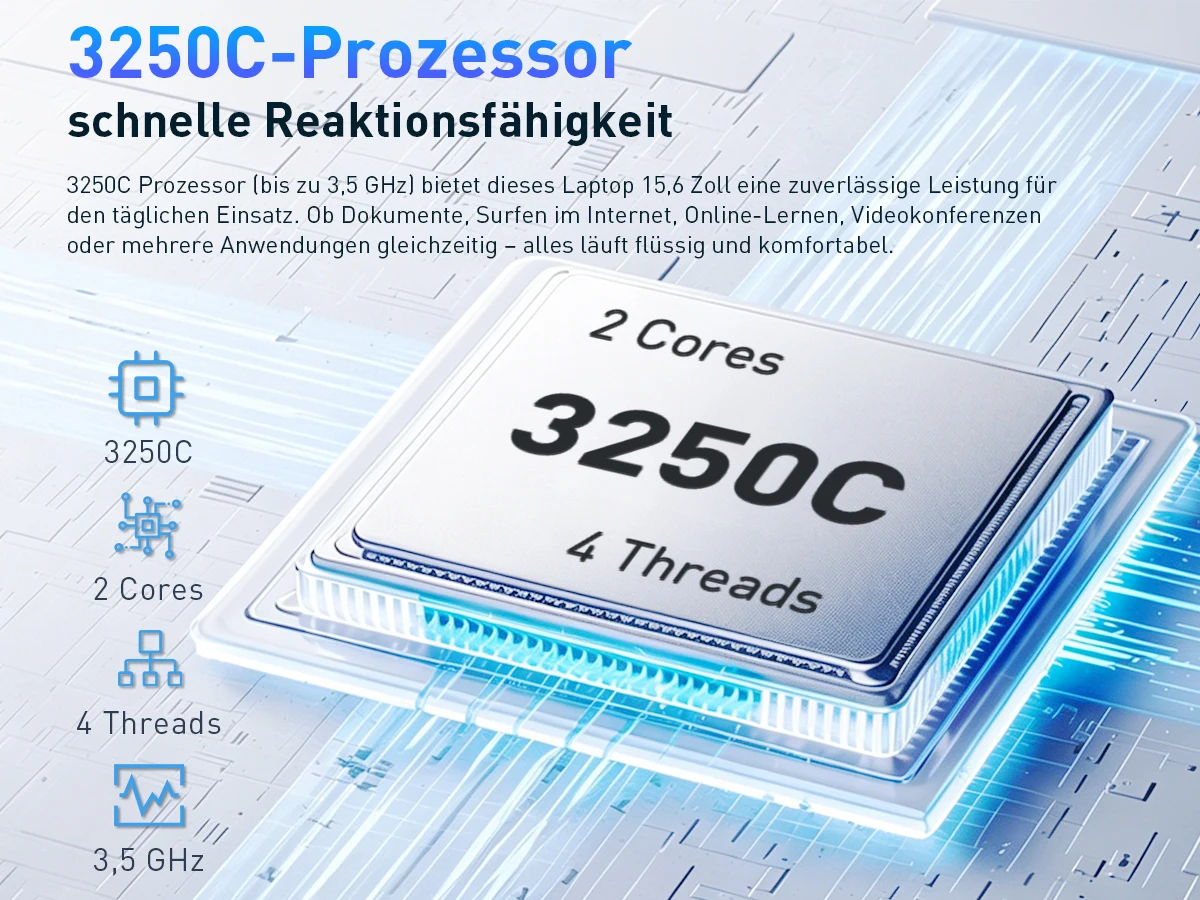 Notebook Pc, 15.6" Fhd Ips Laptop, Amd Ryzen 3 3250C, Max. 3.5Ghz 16Gb Ram 512Gb Nvme M.2 Ssd, Windows 11 Pro, Wi-Fi 6, Bluetooth 5.3, 2X Type-C, HDMI - Computer for Work & Study