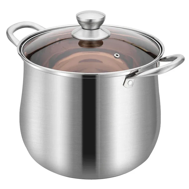 Cooking pot household induction cooker Stainless steel Special for large capacity Meat pot Stewed chicken soup hot pot