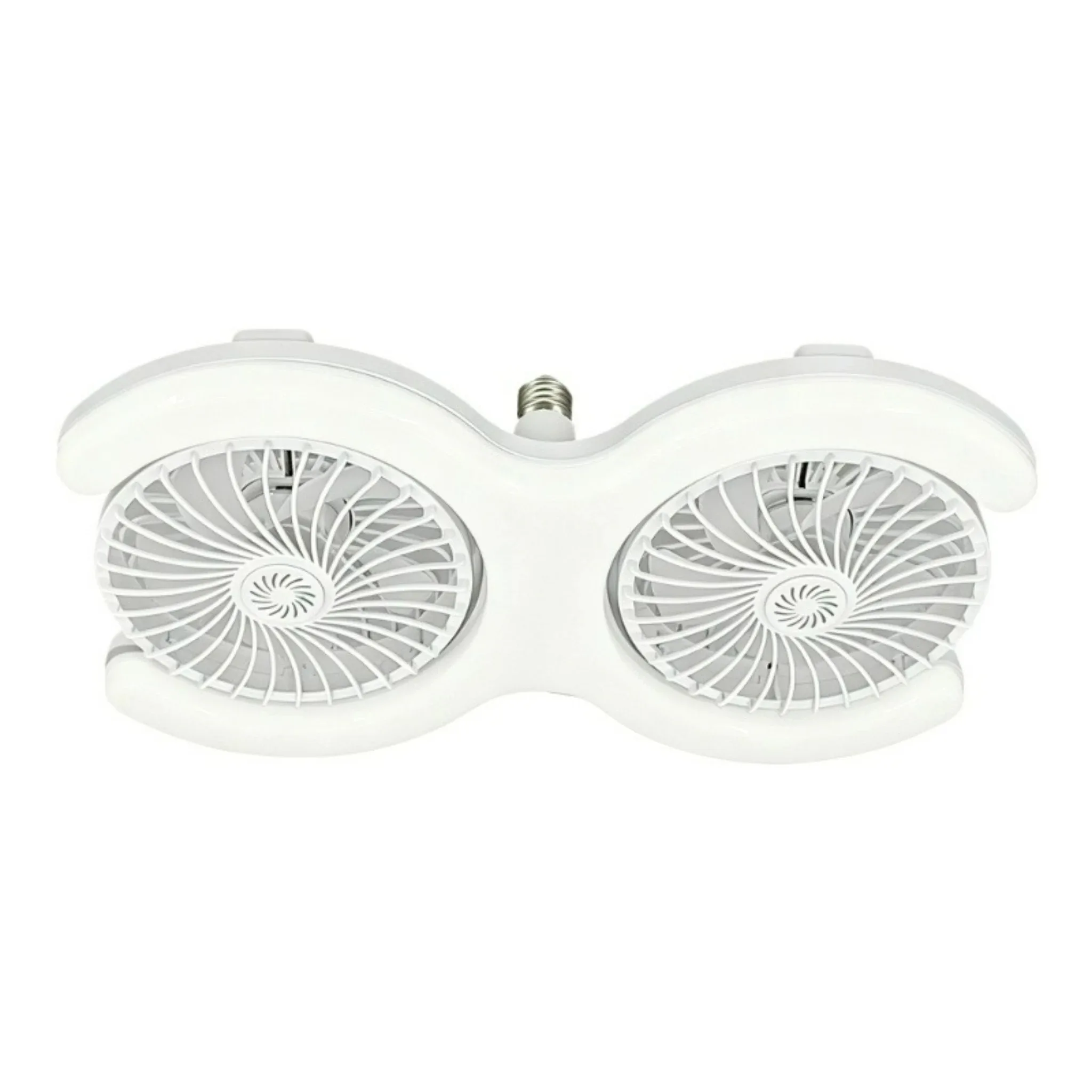 Double Head E27 Ceiling Fan Light with Remote Control Adjustable Angle and Silent Design Suitable for Bedrooms and Living Rooms image 3