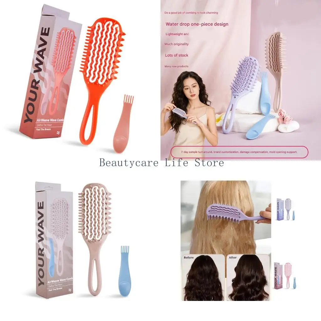 652C Statics Reducing Styling Comb With Builts In Scalp Stimulator And Effortless Cleaning Mechanism