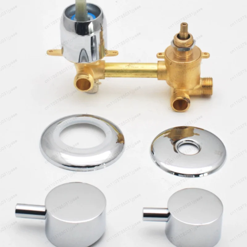 2/3/4/5 Ways Water Outlet Screw Thread Center Distance 10cm Mixing Valve Brass Bathroom Shower Mixer Faucet Tap Cabin