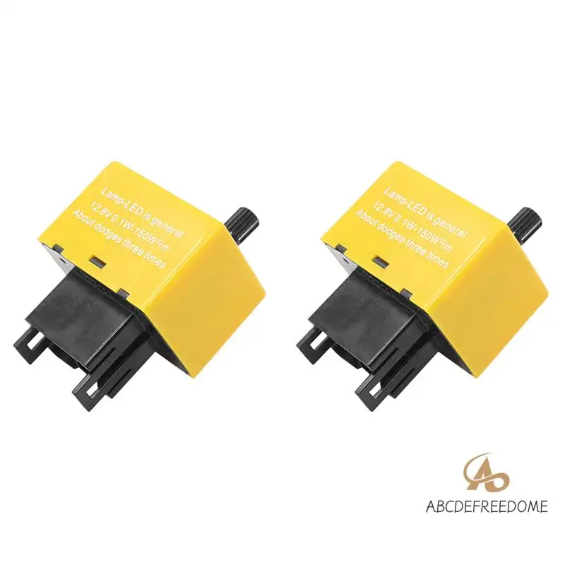 

2X 8-Pin 81980-50030 Speed Adjustable Electronic LED Flasher Assy Relay Fix For Lexus Scion LED Turn Signal Light Bulbs