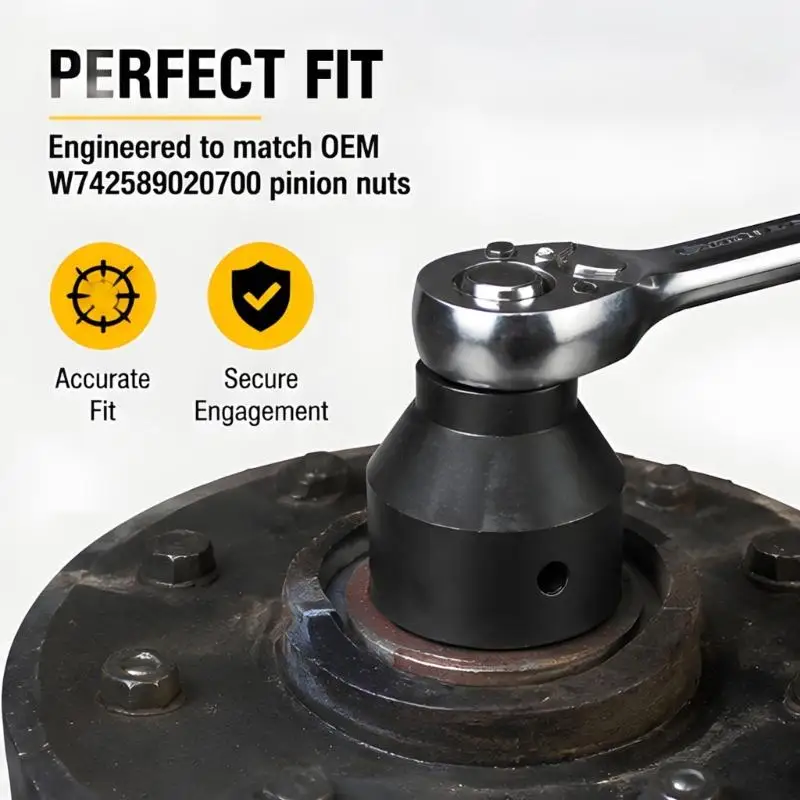 Picture 6: 6 Point Service Socket Tool with Visible Size Data W742589020700 for Trucks