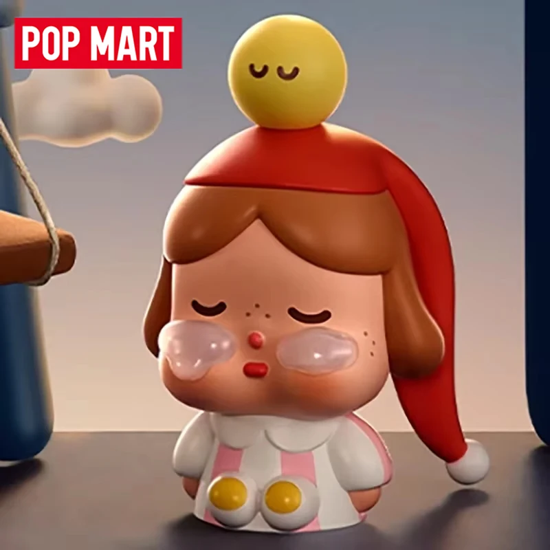 

POPMART CRYBABY Crying To The Moon-Mini Series слепая коробка аниме фигурка сумка-угадай орнамент фигурки настольные куклы модель