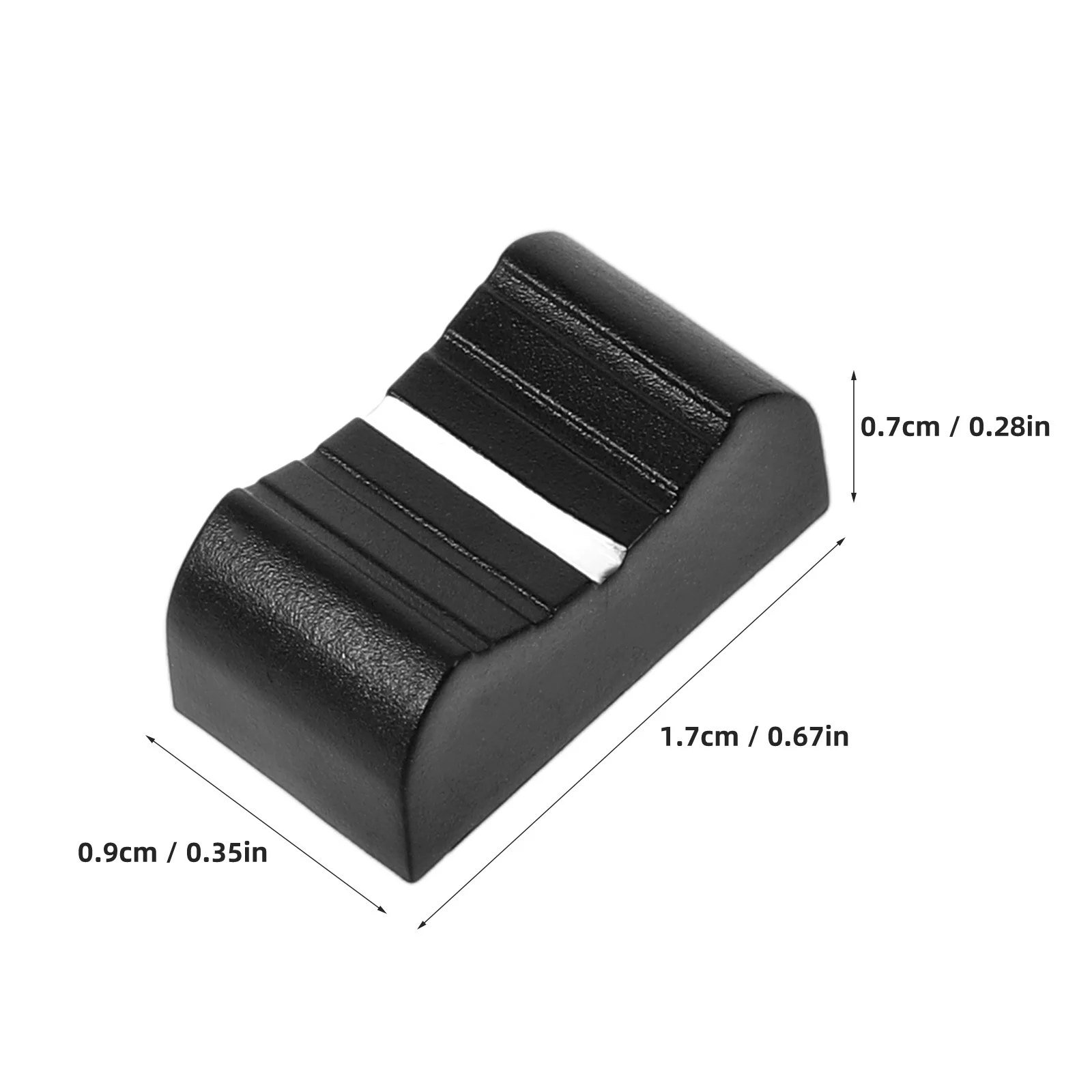 20 قطعة قبعات دفع خلاط المنزلق ترويسة المقابض البلاستيك استبدال ل مستقيم الجهد وحدة التحكم خلاط التحكم الصوتي الملحقات #5