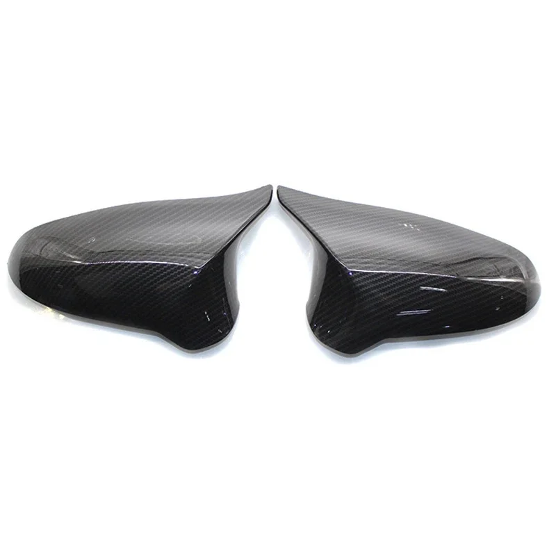 A Pair Carbon Fiber Car Rear View Side Mirror Cover Caps Shell For BMW F80 F82 M4 For LHD 2015 2016 2017 2018