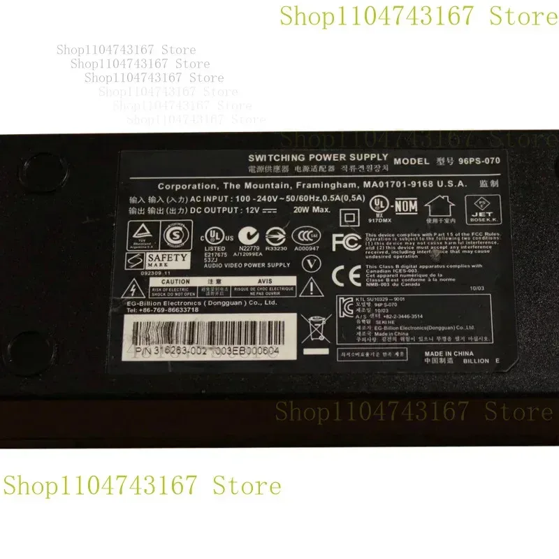 universal type 12v35w 100ps-024 for BOSE lifestyle T10 / T20 / V10 / V20 / V25 / V30 / V35 35 w switch 12 v QQ