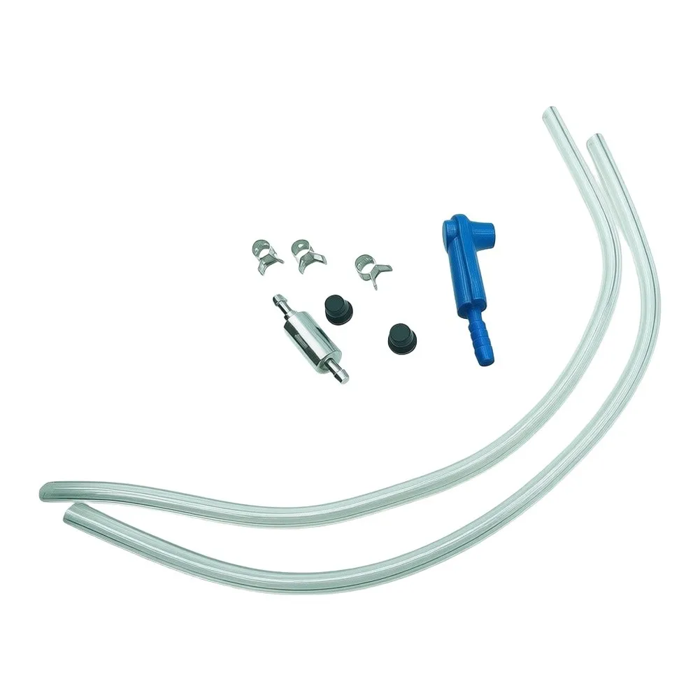 Motorcycle Rubber Oil Extraction Pipe One-Way Stainless Steel Ball Check Valves Kit Quick-Connect Brake Bleeder Hose Replacement