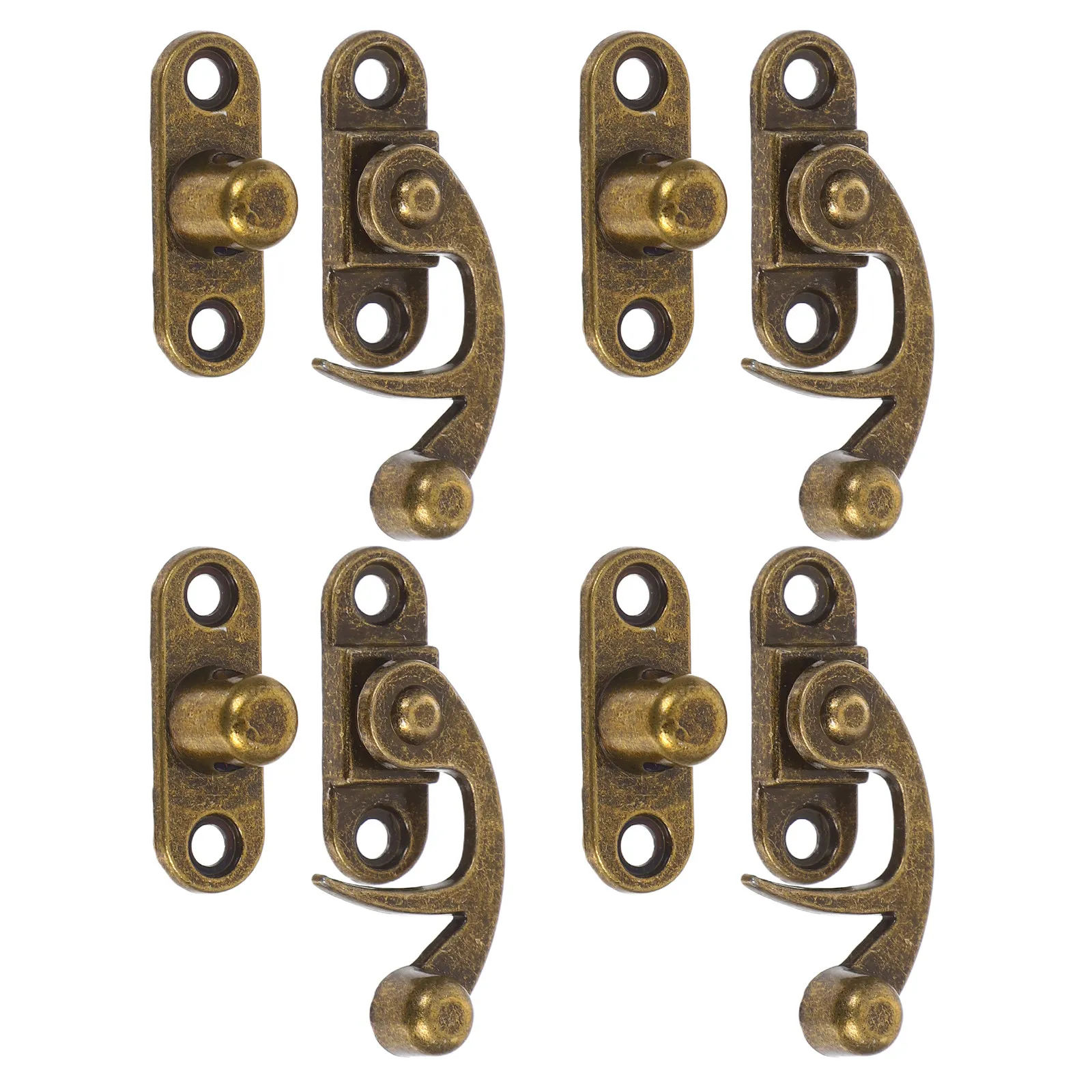 

Набор из 8 винтажных защелок-замков из цинкового сплава в ретро-стиле для шкатулок, подарочных коробок, деревянных кейсов, декоративных винтажных шкафов