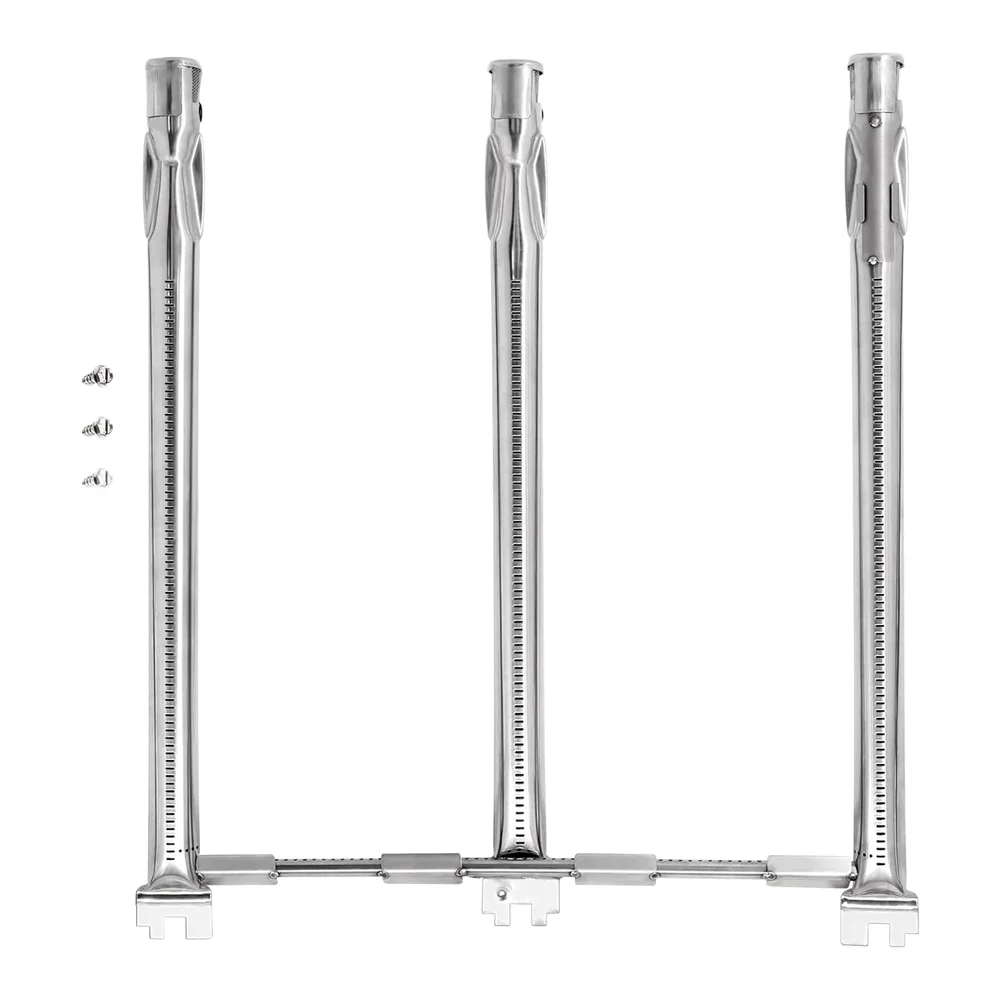 Gas Burner Replacement for Weber ES310 ES320 ES330 Optimized for Even Flame Distribution and Minimal Gas Waste