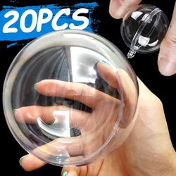 Hollow Christmas Ball Window Transparent Ball Candy Box Packaging Box Christmas Wedding Decorations Party Decor Clear Baubles