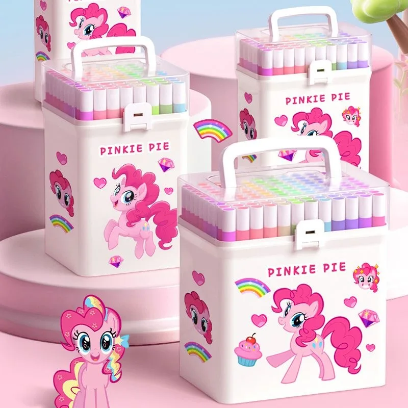 Pony Polly Cartoon Acrylic Marker Student Special Brush Can Be Stacked Color Impervious Doodle Pen Watercolor Pen Send Stickers