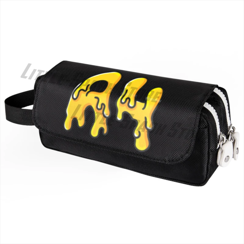 Merch A4 Lamba Pencil Case Multi Layer Large Capacity Cartoon Пицца А4 Stationery Box Stationery Storage Bag Kids Pencil Case