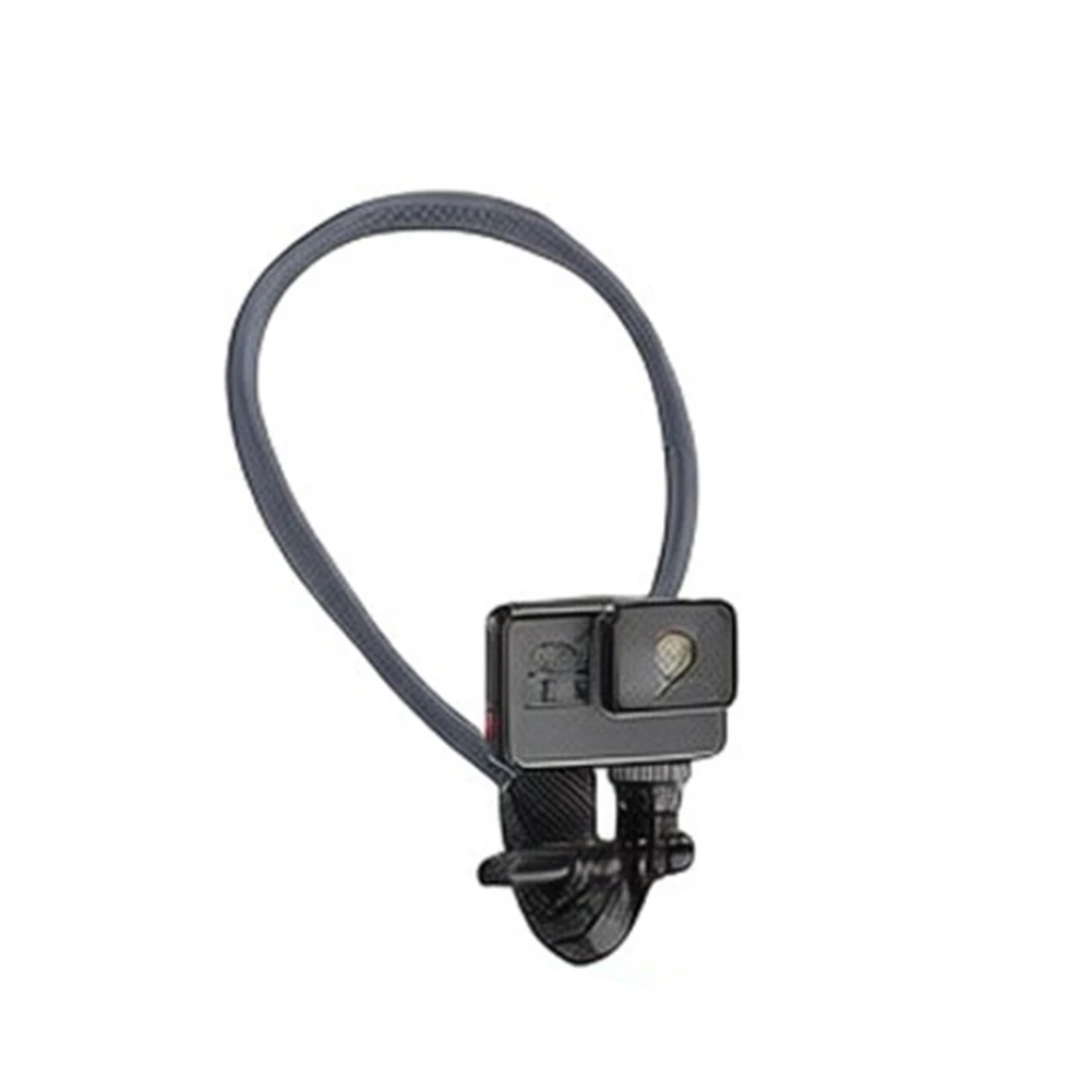 For Stable Neck Mount Holder Featuring Soft Silicone Construction and Enhanced Vibration Reduction for Insta360 Camera