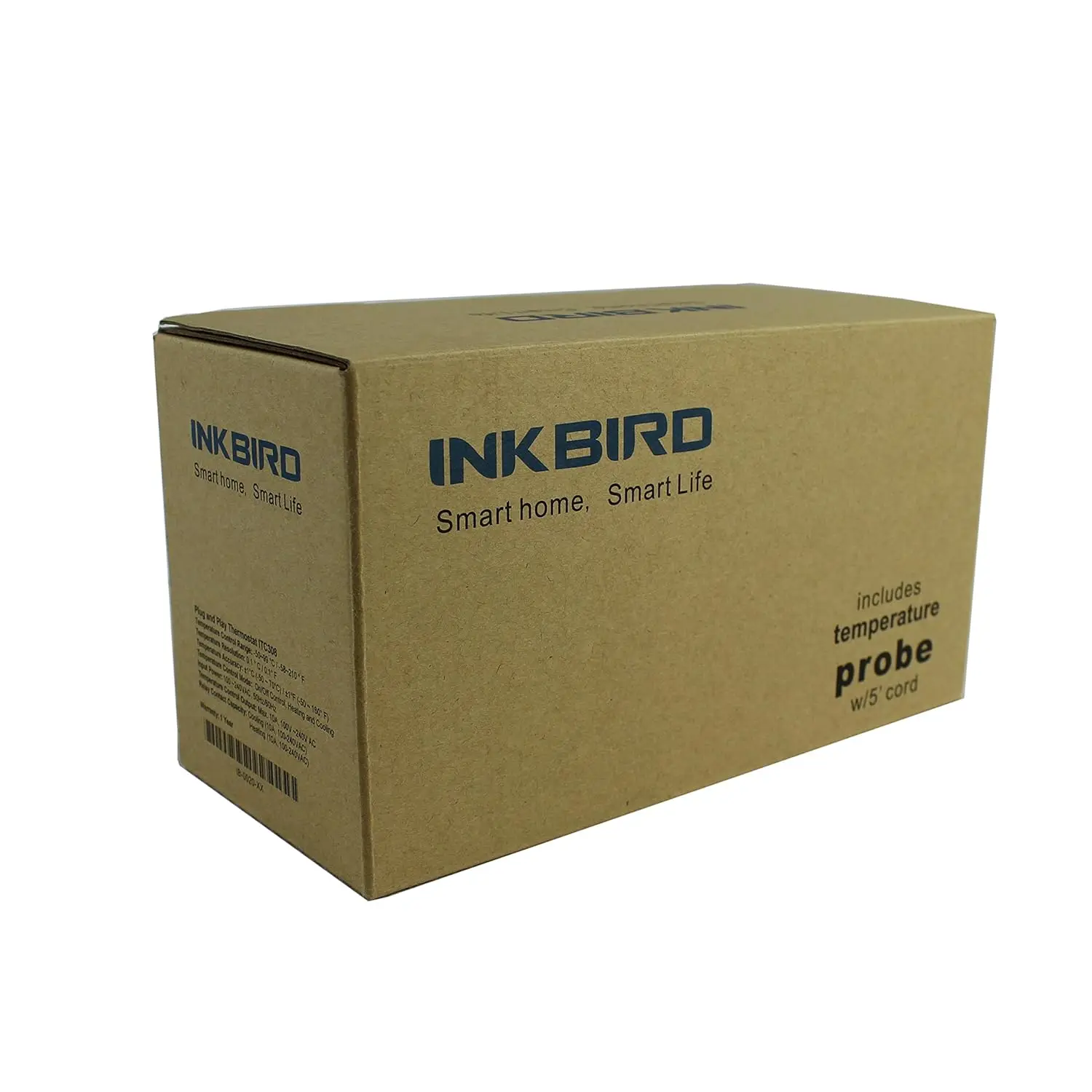 INKBIRD-Contrôleur de température numérique, prise US avec sonde NTC, citations des touristes, alarme de température de sortie, contrôleur de chauffage et de refroidissement