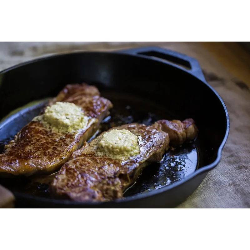 Frigideira temperada em ferro fundido de 10,25"