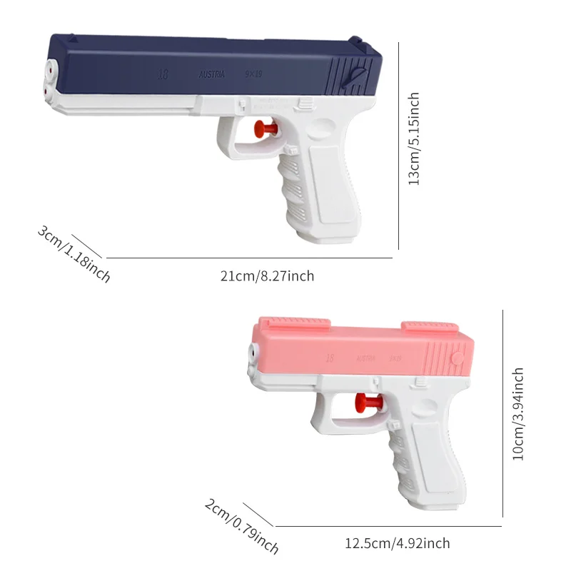 مسدس مياه صيفي يرش مسدس مياه صغير، حوض استحمام للأطفال، لعبة رذاذ خارجية، مياه الانجراف على الشاطئ للأولاد والبنات