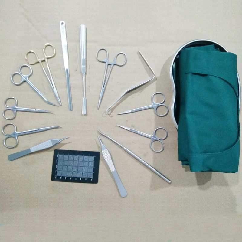 Nasal plastic instrument set nasal comprehensive beauty tool septum scissors stripper nasal needle holding