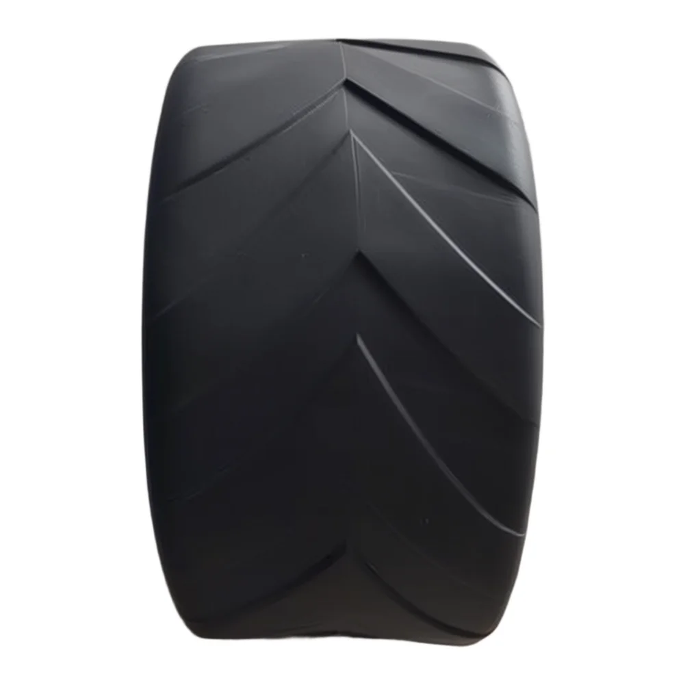 

Folding Wagon Cart Wheels 170x100 mm 8 mm Bore PP+PVC All Terrain Replacement Wheels for Garden Camping Trolley Carts