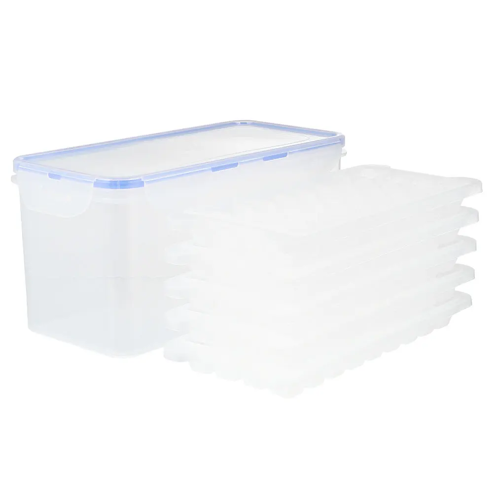 

1Set Premium Flexible Silicone Ice Cube Tray Mold with Storage Box Reusable DIY Ice Maker for Whiskey Cocktails Summer Drinks