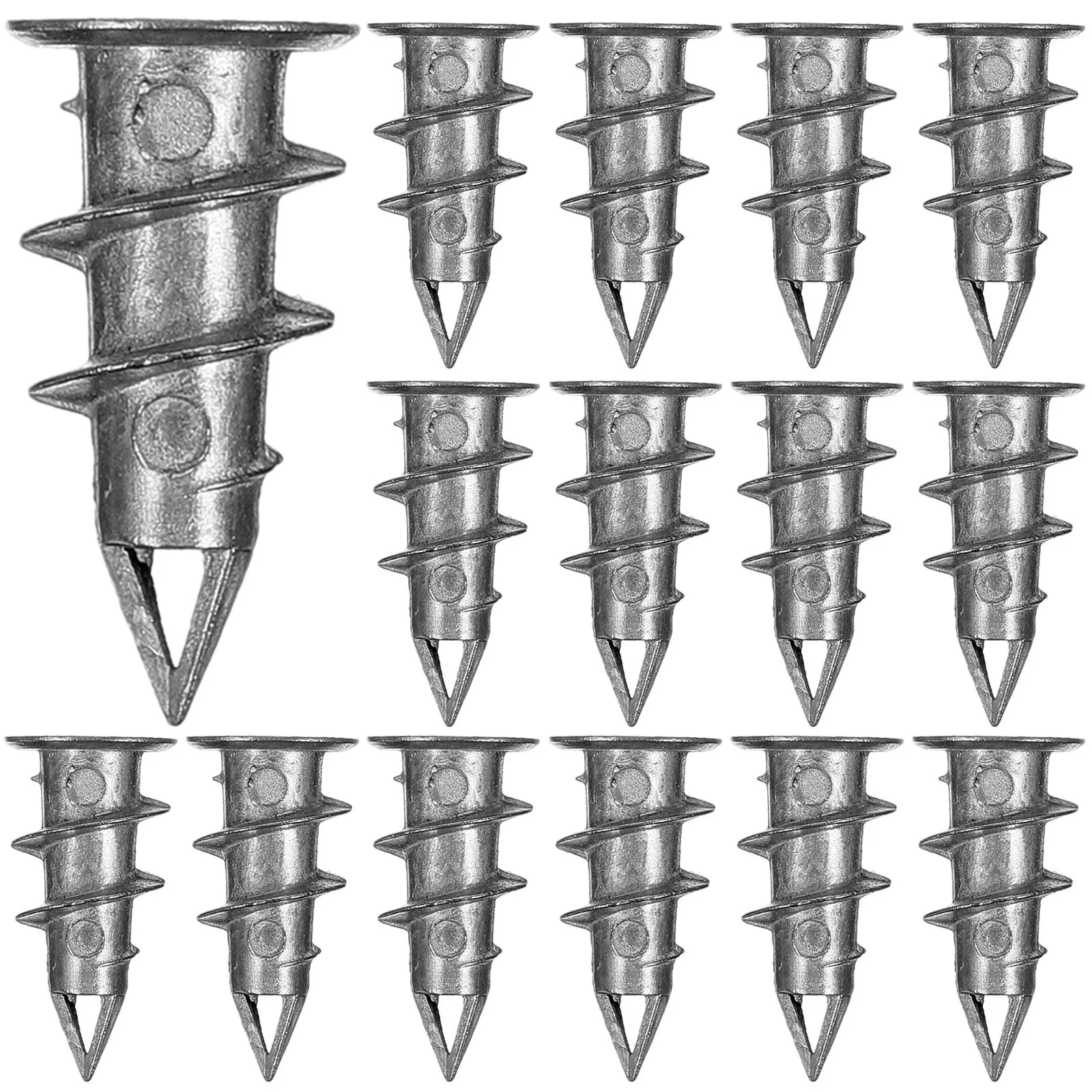 

100pcs Drywall Heavy Duty Wall Self-Drilling For Hanging Pictures Plaster Wall Anchors Screw Anchors Drywall Anchor Kit For