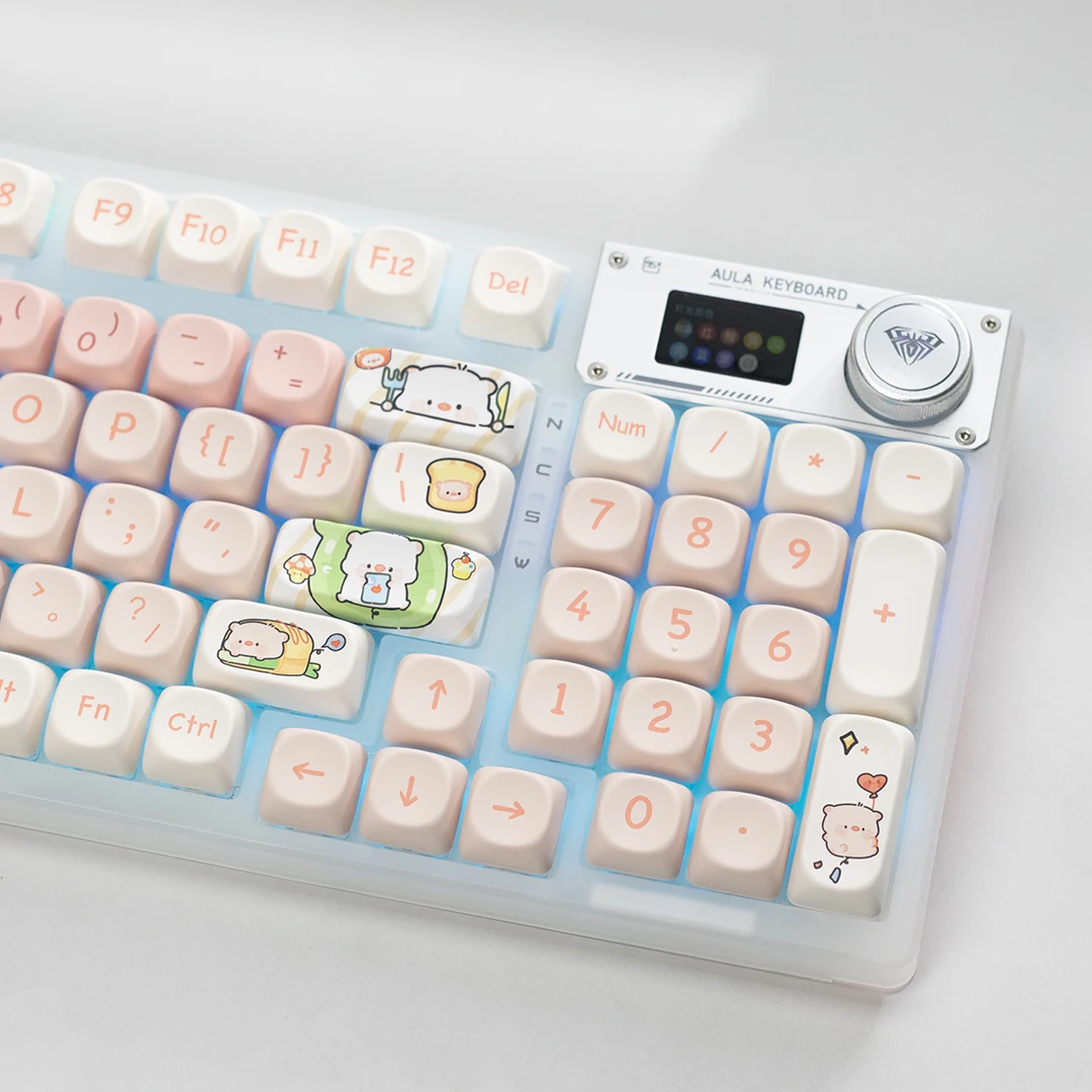 Imagem -06 - Pro Teclado Mecânico Personalizado Transparente com Botão de Tela Faça Você Mesmo Bluetooth sem Fio Terceiro Exame Mock Tarantula-f98