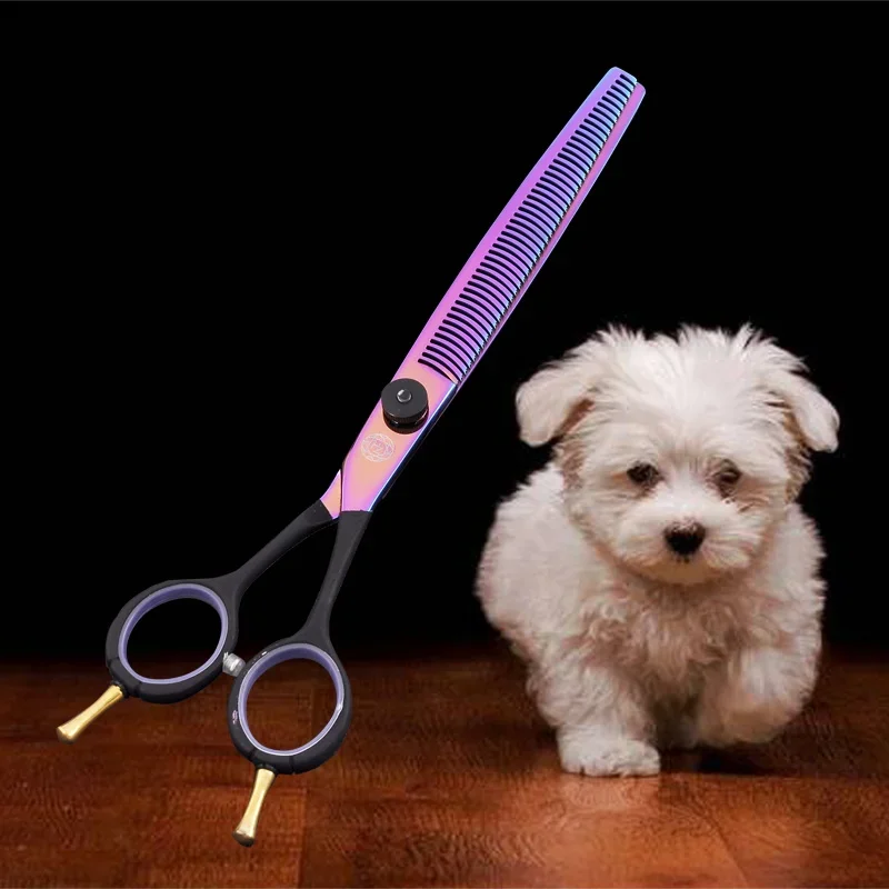 

Dog Grooming Professional 7.5 inch Pets Groomer Hair Scissors Grooming Scissors Thinning Barber Shear Scissors for Dog Grooming