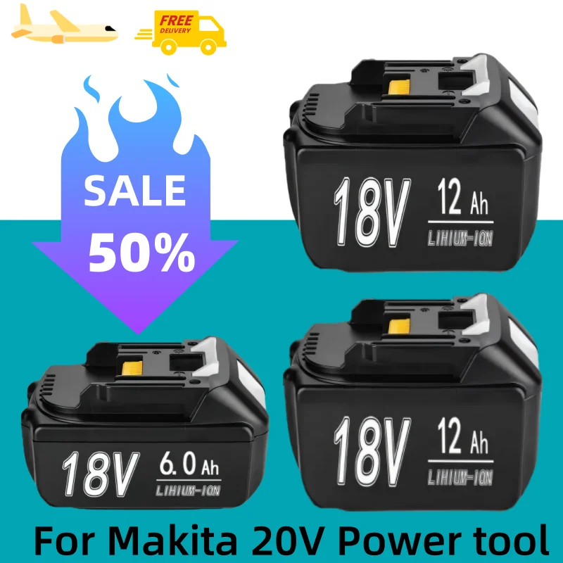 For Makita 18V Battery Rechargeable Battery 18650 Lithium-ion Cell Suitable Power Tool BL1860 BL1830 LXT400 BL1850