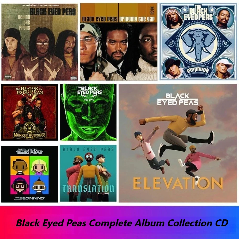 

Black Eyed Peas Complete Studio Albums Collection 9CD Only – Hip-Hop, Pop & Dancefloor Anthems for Fans & Music Collectors